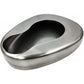 Bedpans for Elderly Men & Women, Heavy Duty Autoclavable Stainless Steel Bedpan for Medical Centers and Home Use, 14" x 11 3/8"