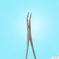 Precision Kelly Hemostat Forceps Locking Tweezers Clamp, Silver, 6.25 Inches, Curved Stainless Steel