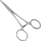 Precision Kelly Hemostat Forceps Locking Tweezers Clamp, Silver, 6.25 Inches, Straight Stainless Steel