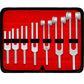 Medical Grade Aluminum Alloy Sensory Tuning Fork Activator For Healing, Therapy Non Magnetic, One Each of C64, C128, C256, C512, C1024, C2048, C4096 Tuning Forks, 7 Pcs
