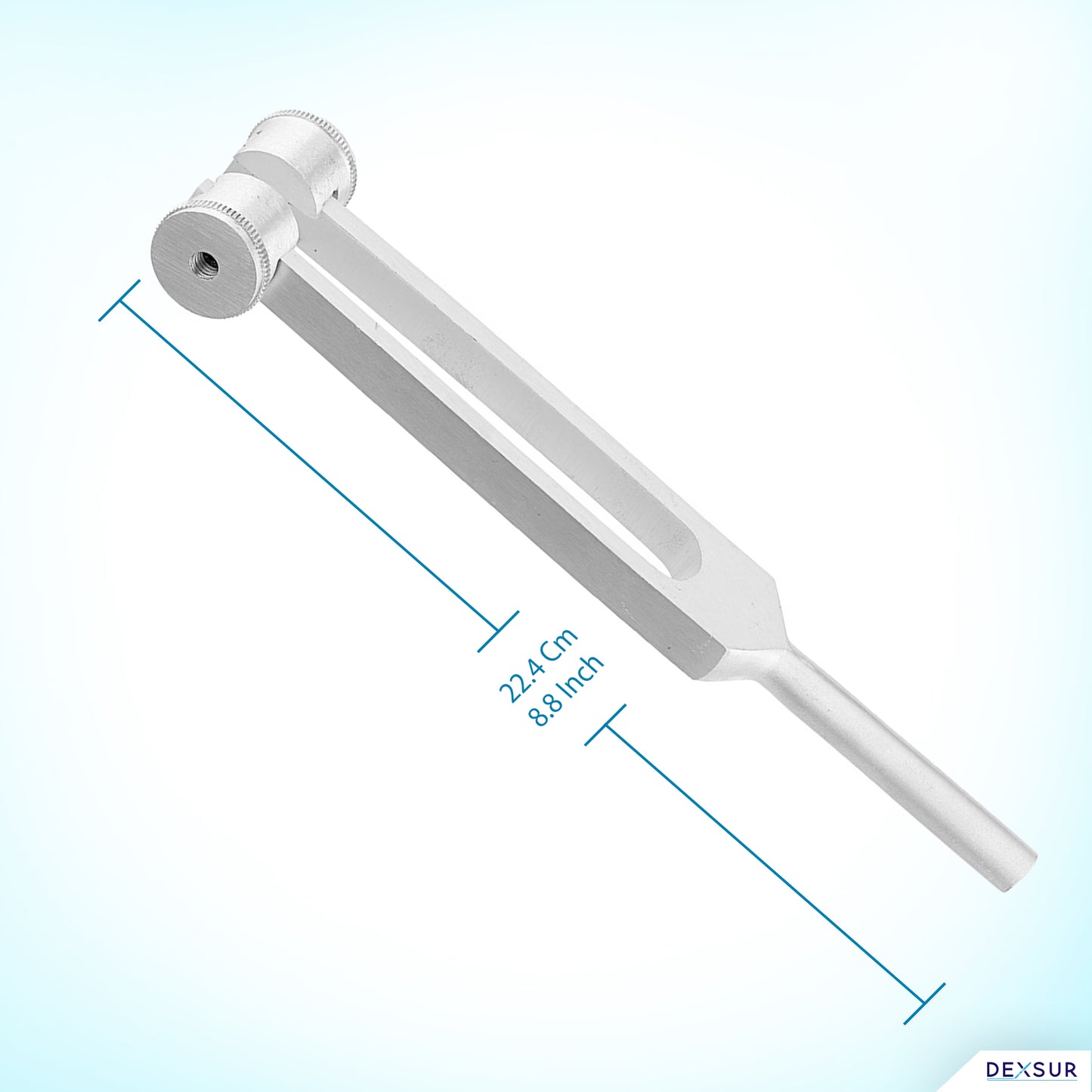 Medical Grade Aluminum Alloy Sensory Tuning Fork Activator For Healing, Therapy Non Magnetic, One Each of C64 Tuning Fork