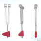 Medical Grade Reflex Hammer Tuning Fork Combo Aluminum Alloy, One 2 IN 1, 128 Hz Tuning Fork With Taylor Hammer