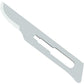 Scalpel Blades Sterile High Carbon Steel Dermablade, # 15 Surgical Blade - Individually Wrapped, a box of 100 Pcs + # 3 Scalpel Handle