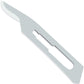 Scalpel Blades Sterile High Carbon Steel Dermablade, # 15C Surgical Blade - Individually Wrapped, a box of 100 Pcs + # 3 Scalpel Handle