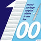 Scalpel Blades Sterile High Carbon Steel Dermablade, # 22 Surgical Blade - Individually Wrapped, a box of 100 Pcs + # 4 Scalpel Handle