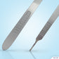 Scalpel Handle # 3L, Premium Quality, Rust Proof Stainless Steel Scalpel Knife Handle, Lightweight and Durable, Fits Surgical Blades No. 10, 11, 12, 13, 14 and 15