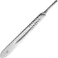 Scalpel Handle # 4, Premium Quality, Rust Proof Stainless Steel Scalpel Knife Handle, Lightweight and Durable, Fits Surgical Blades No. 20, 21, 22, 23, 24 and 25