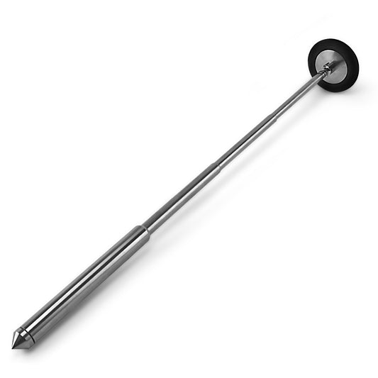 Babinski Neurological Reflex Hammer with Needle for Superficial Responses - Telescoping Metal Handle