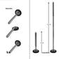 Babinski Neurological Reflex Hammer with Needle for Superficial Responses - Telescoping Metal Handle
