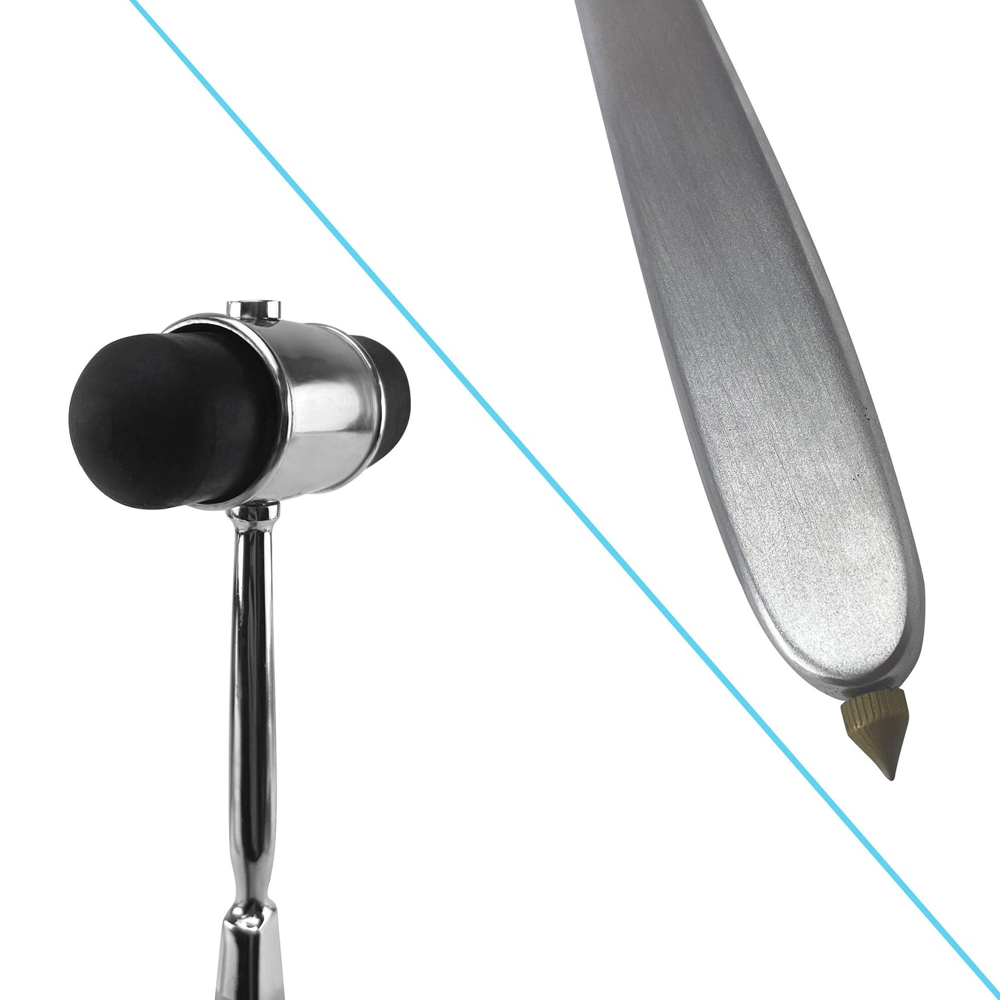 Dejerine Percussion Hammer with Needle for Neurologic Reflex Diagnosis and Testing